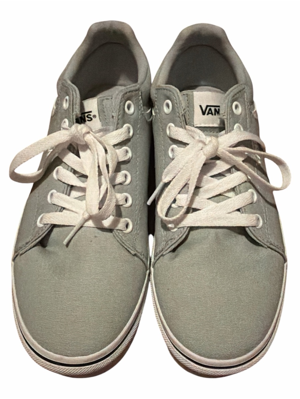 NWOT Vans Light Sage Platform Sneakers with White Midsole - Picture 4 of 8